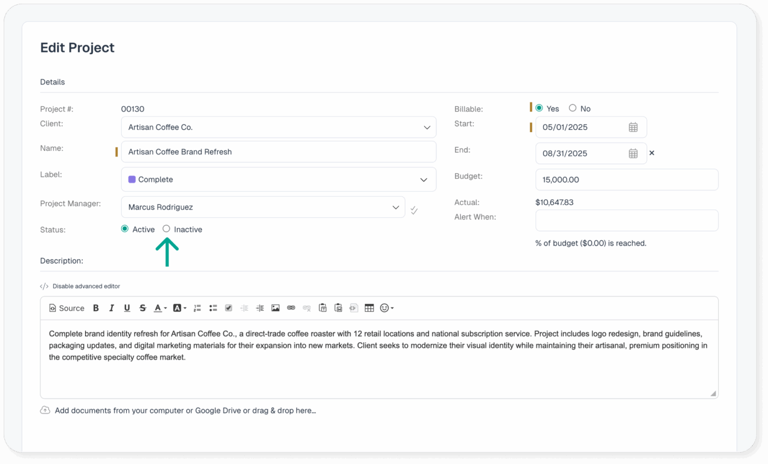 How do active project limits work? | Intervals Help Documentation