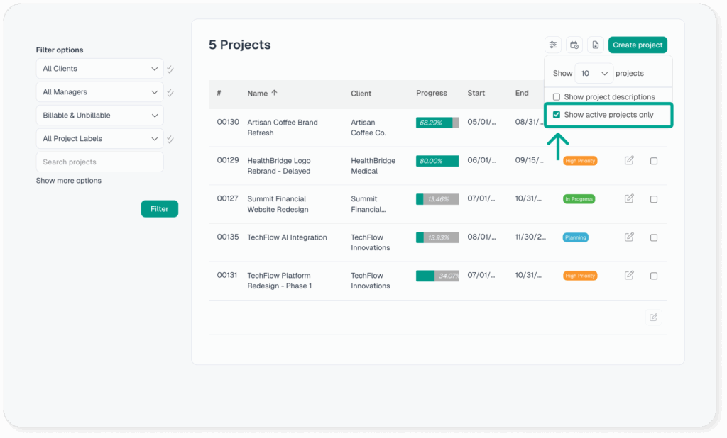 How do active project limits work? | Intervals Help Documentation