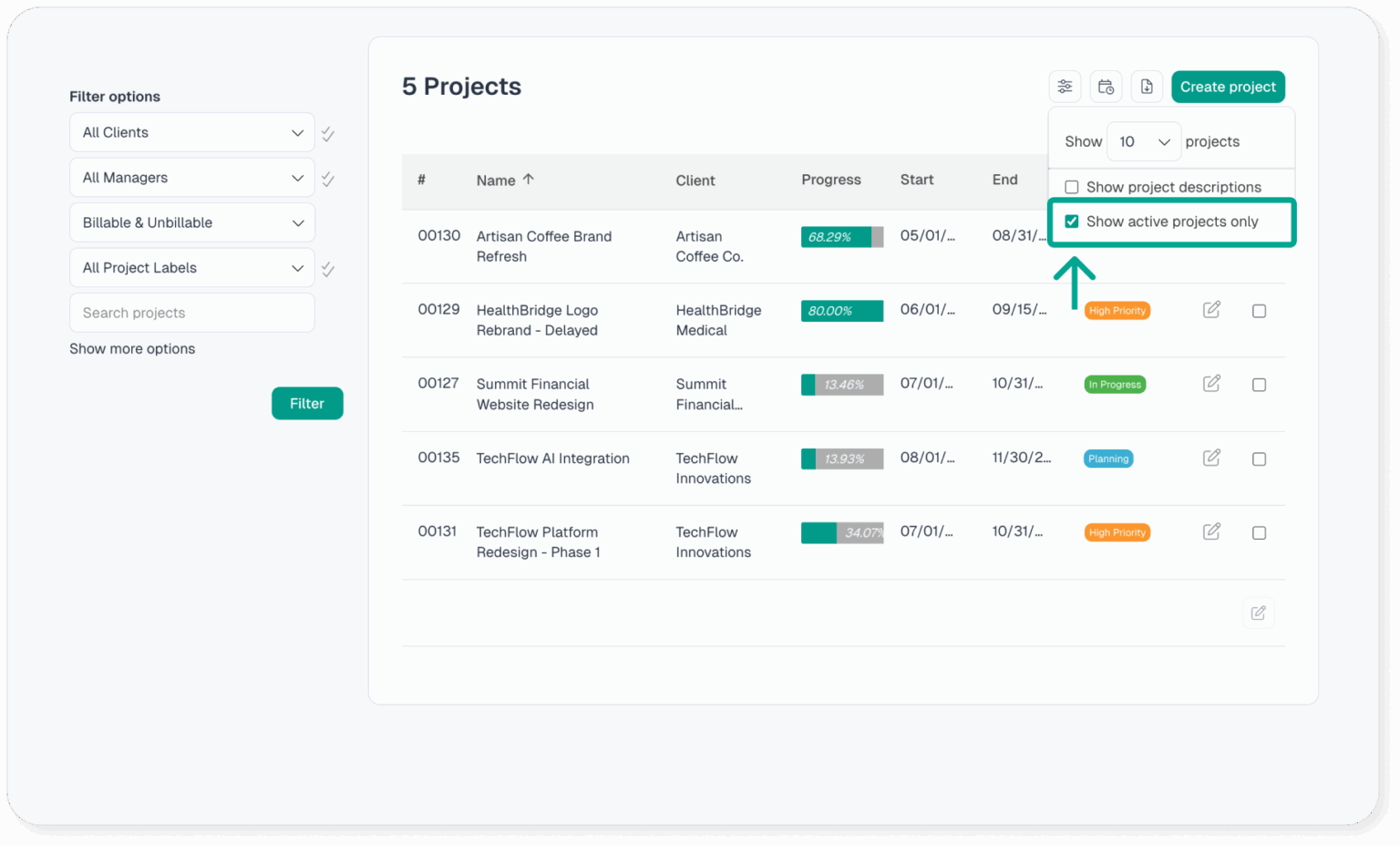 How do active project limits work? | Intervals Help Documentation