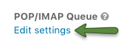 Edit POP/IMAP settings