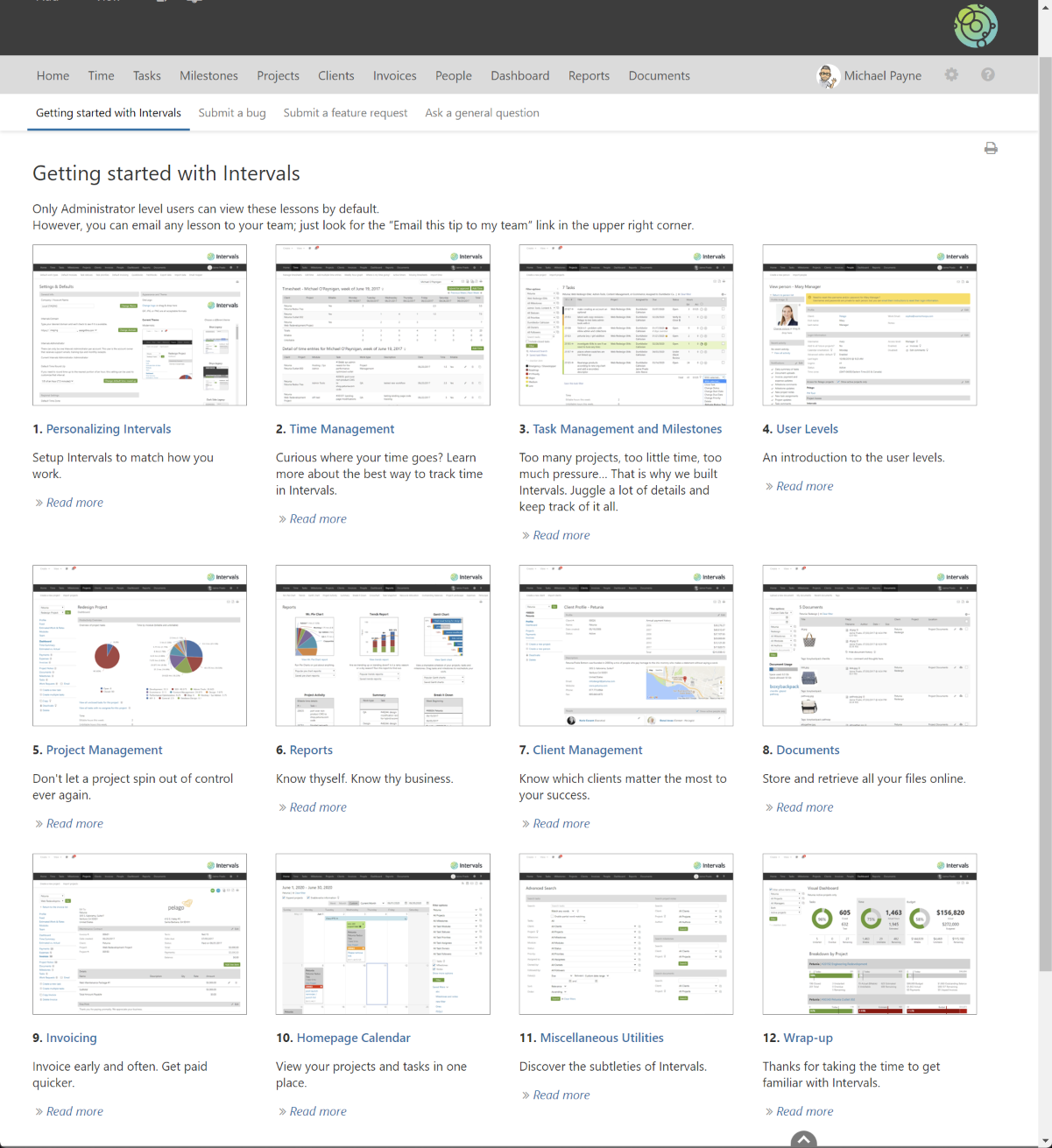 Is there a user manual? | Intervals Help Documentation image.